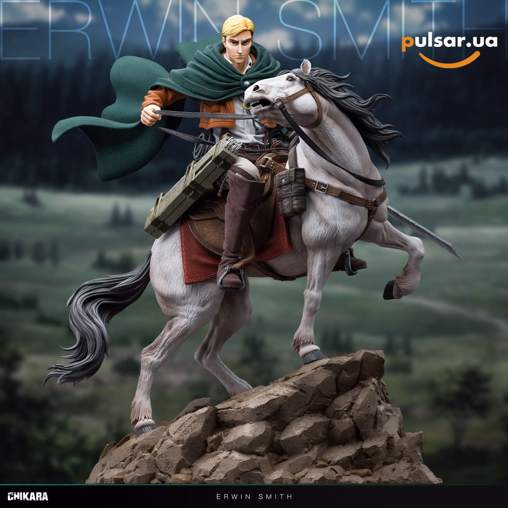 Оригінальна аніме фігурка «1/6 Scale Erwin Smith-Attack on Titan-CHIKARA Studio», фото 6