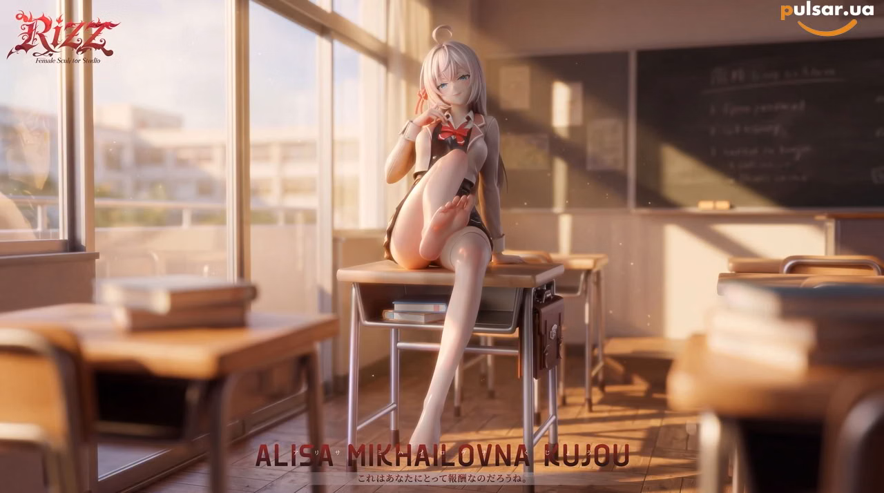 Оригінальна аніме фігурка «1/6 Scale Alisa Mikhailovna Kujou-Alya Sometimes Hides Her Feelings in Russian-Rizz Studio», фото 2