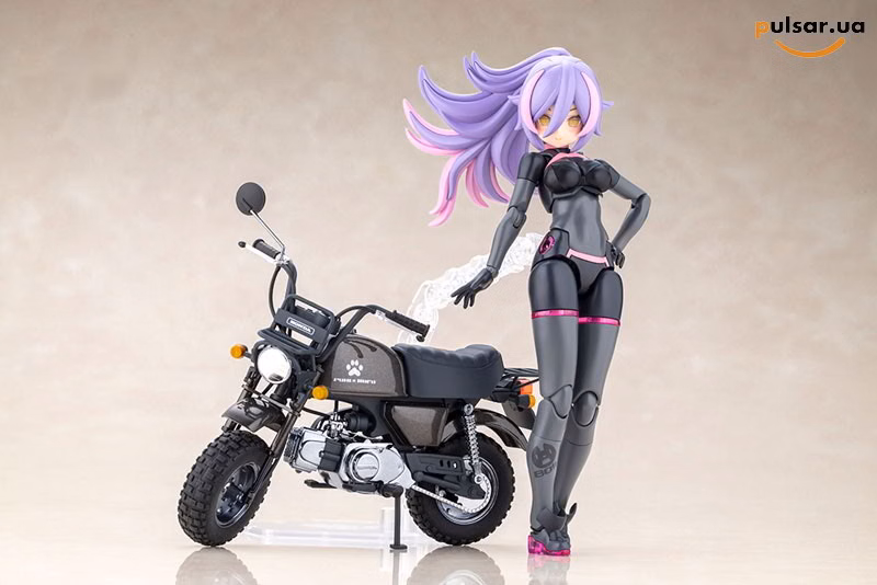 Оригінальна аніме фігурка   «Megami Device PUNI*MOFU RACING LANG with Honda Z50J Gorilla Plastic Mode», фото 12