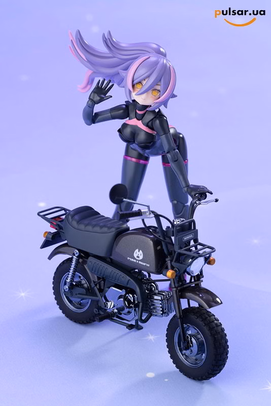 Оригінальна аніме фігурка   «Megami Device PUNI*MOFU RACING LANG with Honda Z50J Gorilla Plastic Mode», фото 15