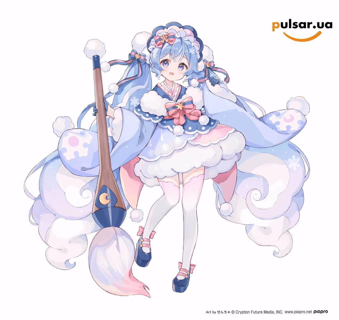 Оригінальна аніме фігурка «"Character Vocal Series 01 Hatsune Miku" AMP+ SNOW MIKU ALL STARS Figure 2023 Ver.»