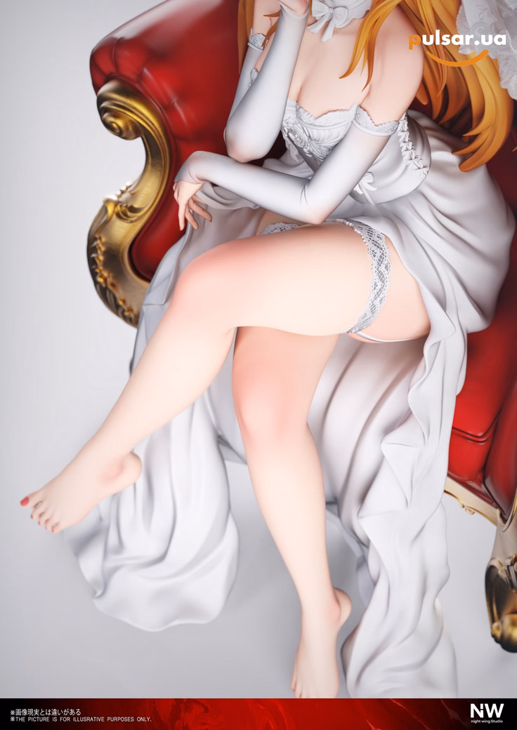 Оригінальна аніме фігурка  «1/6 and 1/4 Scale Wedding Dress Asuka-EVA-Night Wing Studio», фото 5