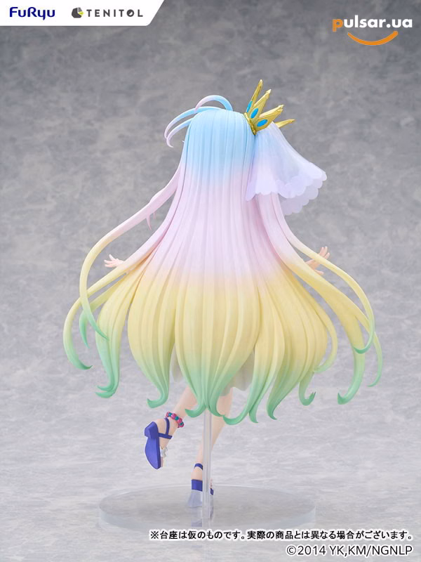 Оригінальна аніме фігурка «TENITOL TALL No Game No Life Shiro Swimsuit Dress ver. Complete Figure», фото 9