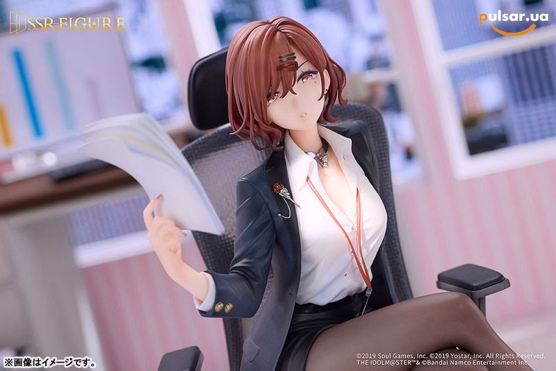 Оригінальна аніме фігурка  «SSR FIGURE THE IDOLM@STER SHINY COLORS x Mahjong Soul Madoka Higuchi Effortless Work Ver. Figure», фото 3