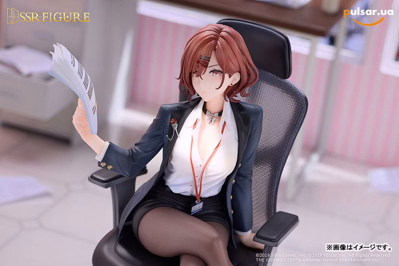 Оригінальна аніме фігурка  «SSR FIGURE THE IDOLM@STER SHINY COLORS x Mahjong Soul Madoka Higuchi Effortless Work Ver. Figure», фото 4