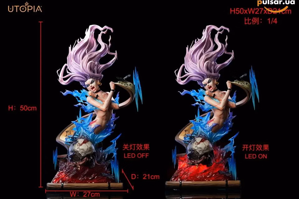 Оригинальная аниме фигурка «1/4 Scale Bust of Takako Uro with LED-Jujutsu Kaisen-Utopia Studio», фото 5