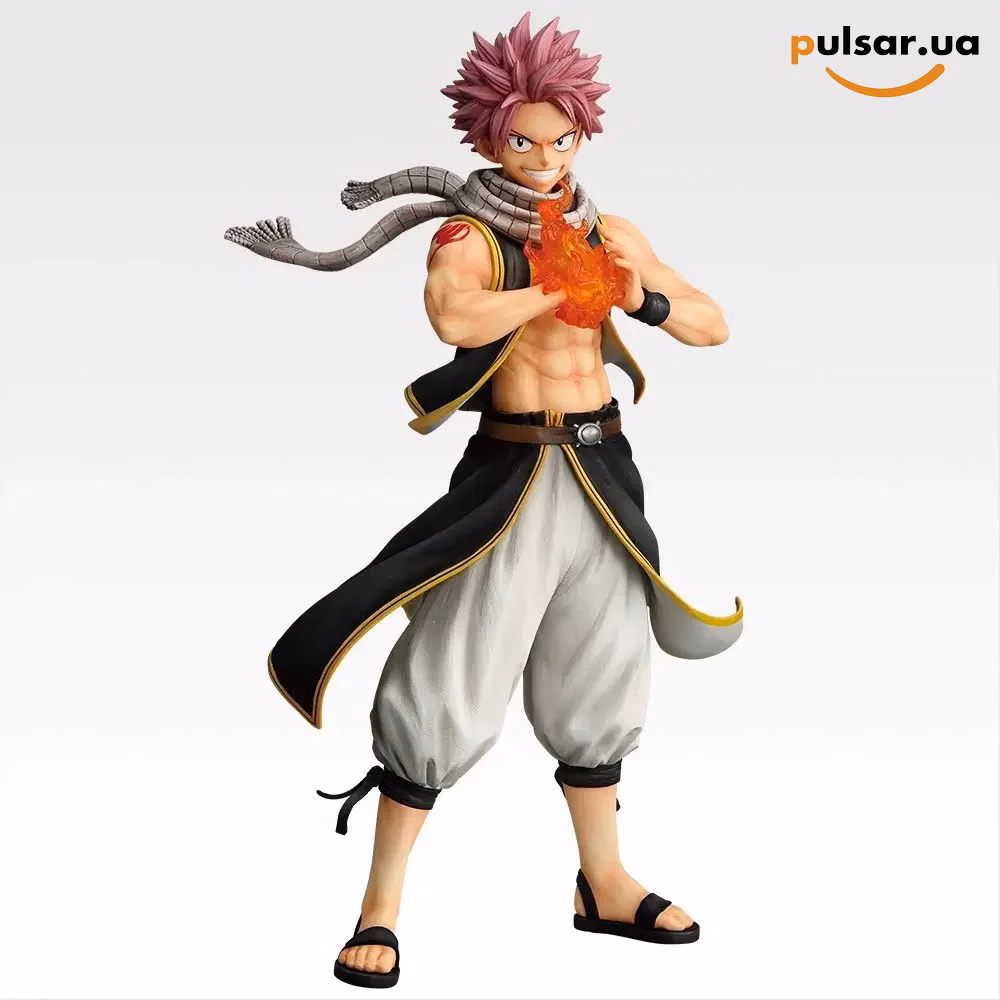 Оригінальна аніме фігурка «Fairy Tail Ichiban Kuji - 20th Anniversary A Prize Natsu Dragneel Masterlise Figure»