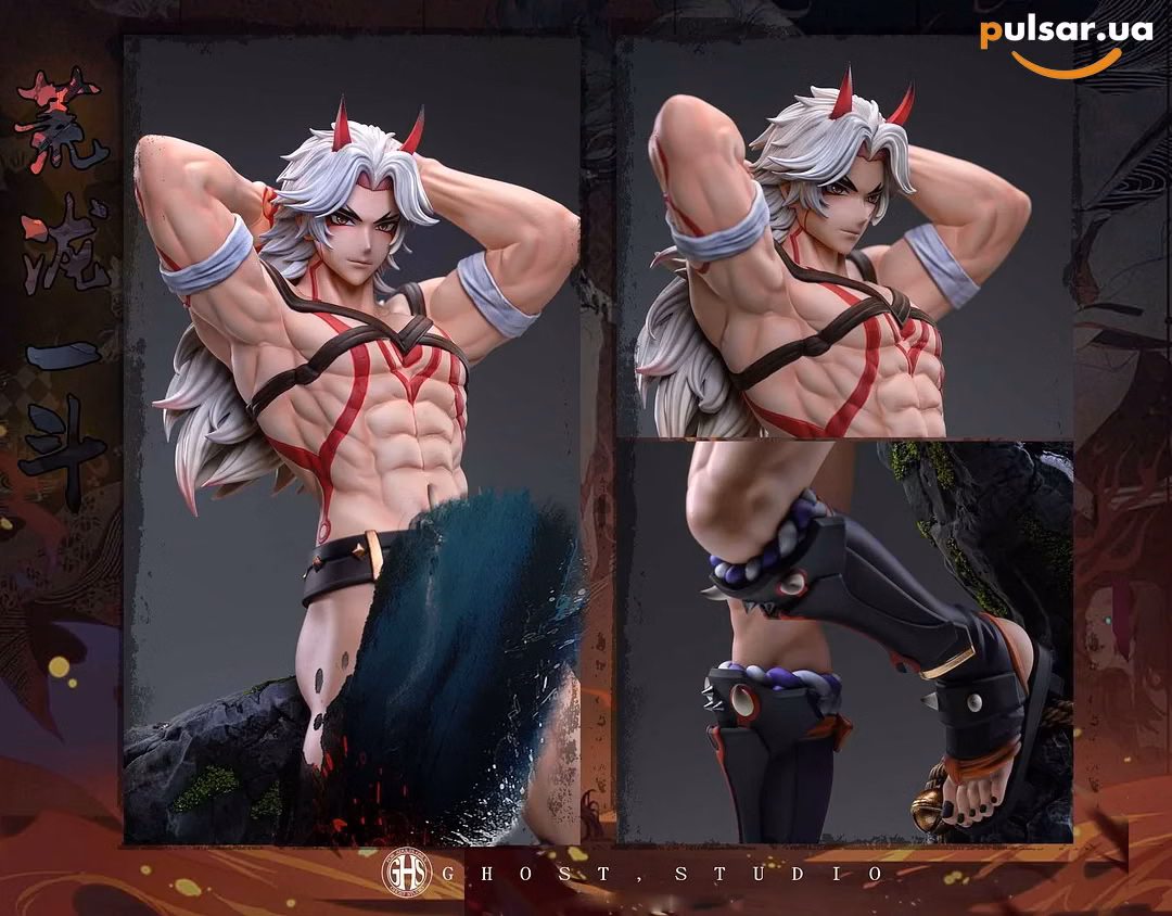 Оригінальна аніме фігурка «Ghost Studio Genshin Impact Arataki Itto – 1/6 Scale Collectible Figure», фото 6