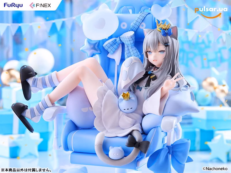 Оригінальна аніме фігурка «Nachoneko Birthday ver. 1/7 Scale Figure», фото 5