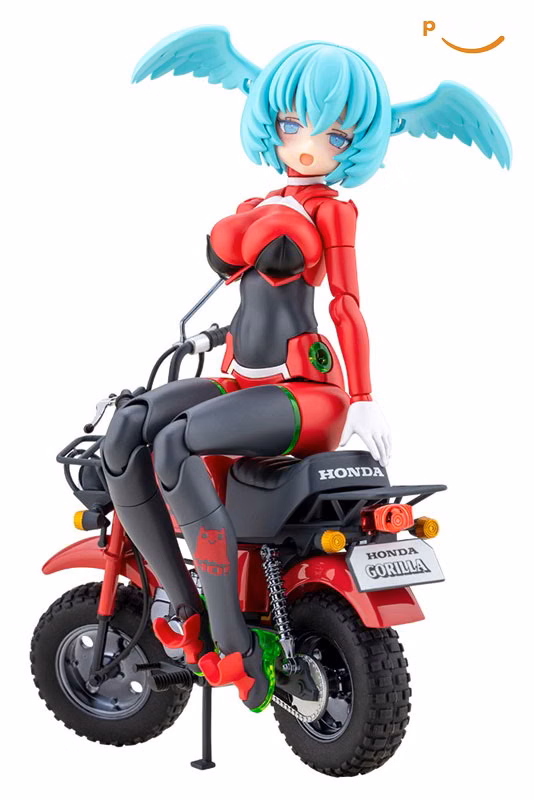 Оригінальна аніме фігурка «Megami Device PUNI*MOFU RACING XIAO with Honda Z50J Gorilla Plastic Model», фото 19