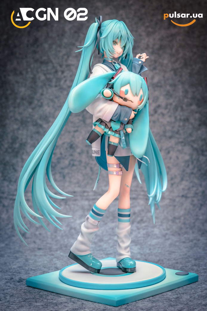 Оригінальна аніме фігурка «1/7 Scale Hatsune Miku with Doll-Vocaloid-ACGN 02 Studio», фото 3