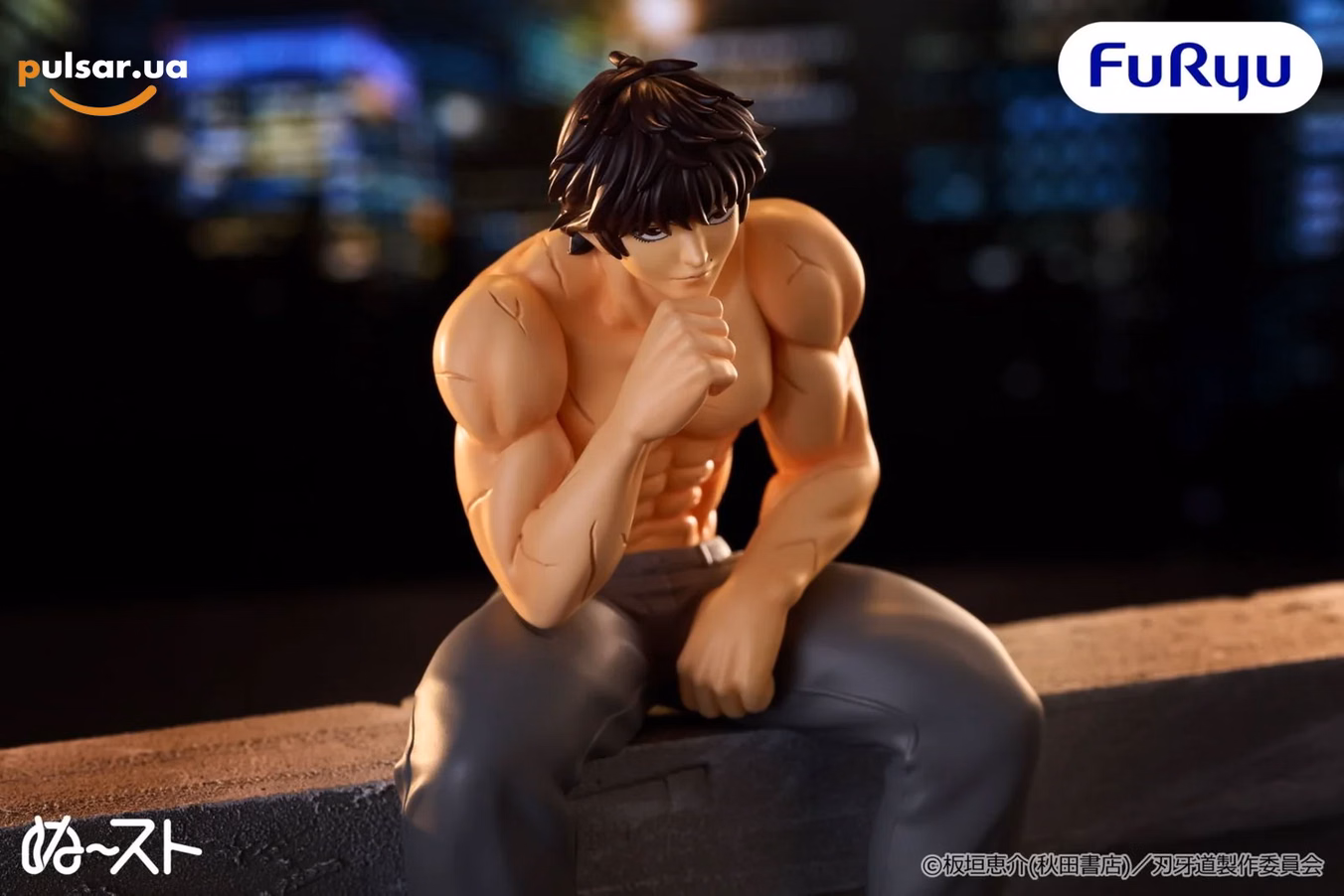 Оригінальна аніме фігурка «Baki the Grappler Noodle Stopper Figure - Baki Hanma», фото 3