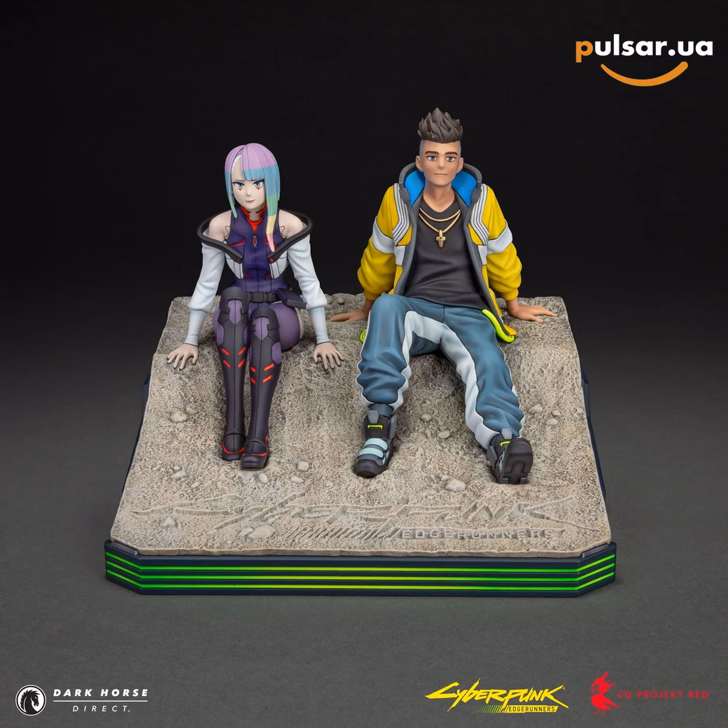 Оригинальная аниме фигурка «Cyberpunk: Edgerunners - David and Lucy on the Moon Premium Statue», фото 2