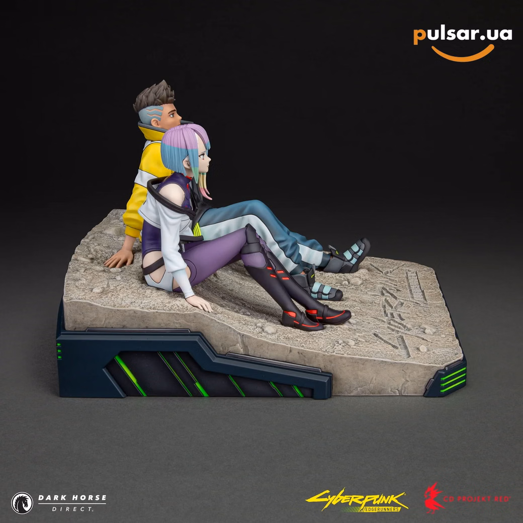 Оригинальная аниме фигурка «Cyberpunk: Edgerunners - David and Lucy on the Moon Premium Statue», фото 4