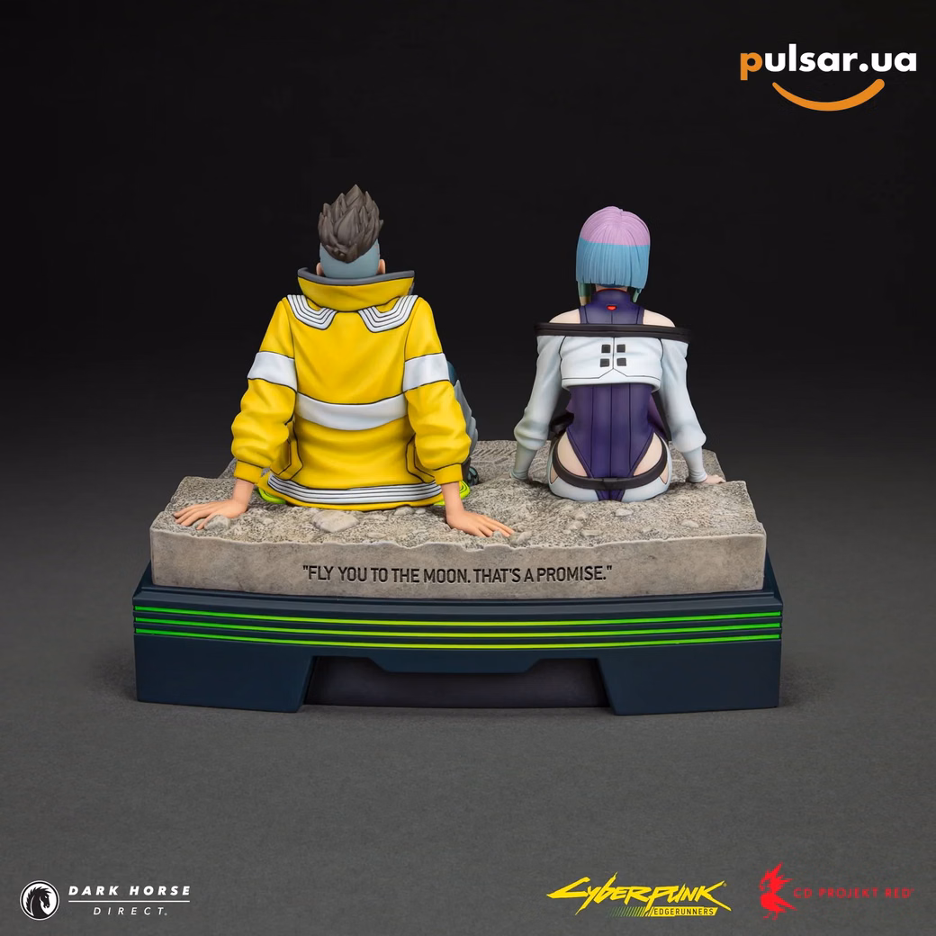 Оригинальная аниме фигурка «Cyberpunk: Edgerunners - David and Lucy on the Moon Premium Statue», фото 5