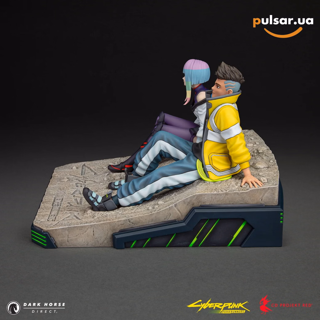 Оригинальная аниме фигурка «Cyberpunk: Edgerunners - David and Lucy on the Moon Premium Statue», фото 6