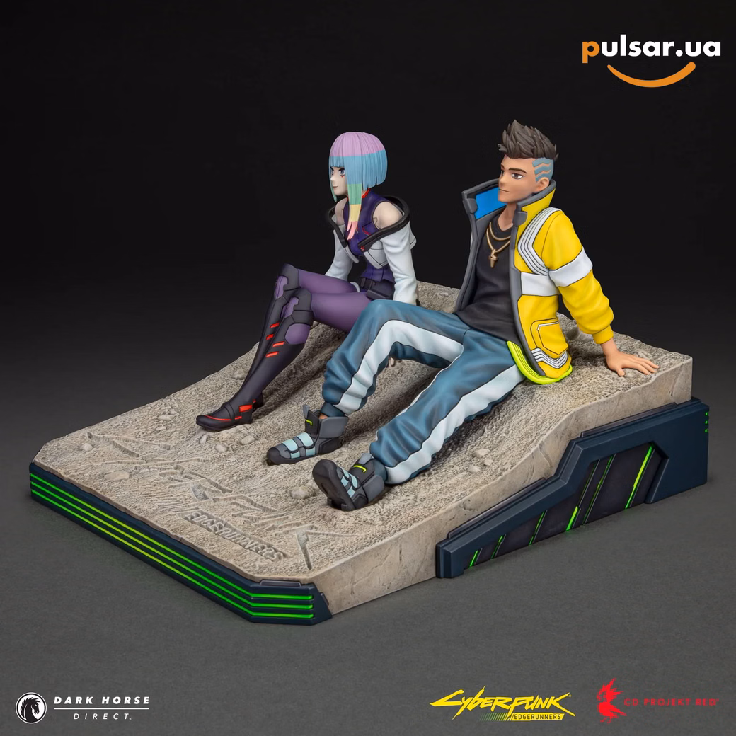 Оригинальная аниме фигурка «Cyberpunk: Edgerunners - David and Lucy on the Moon Premium Statue», фото 8