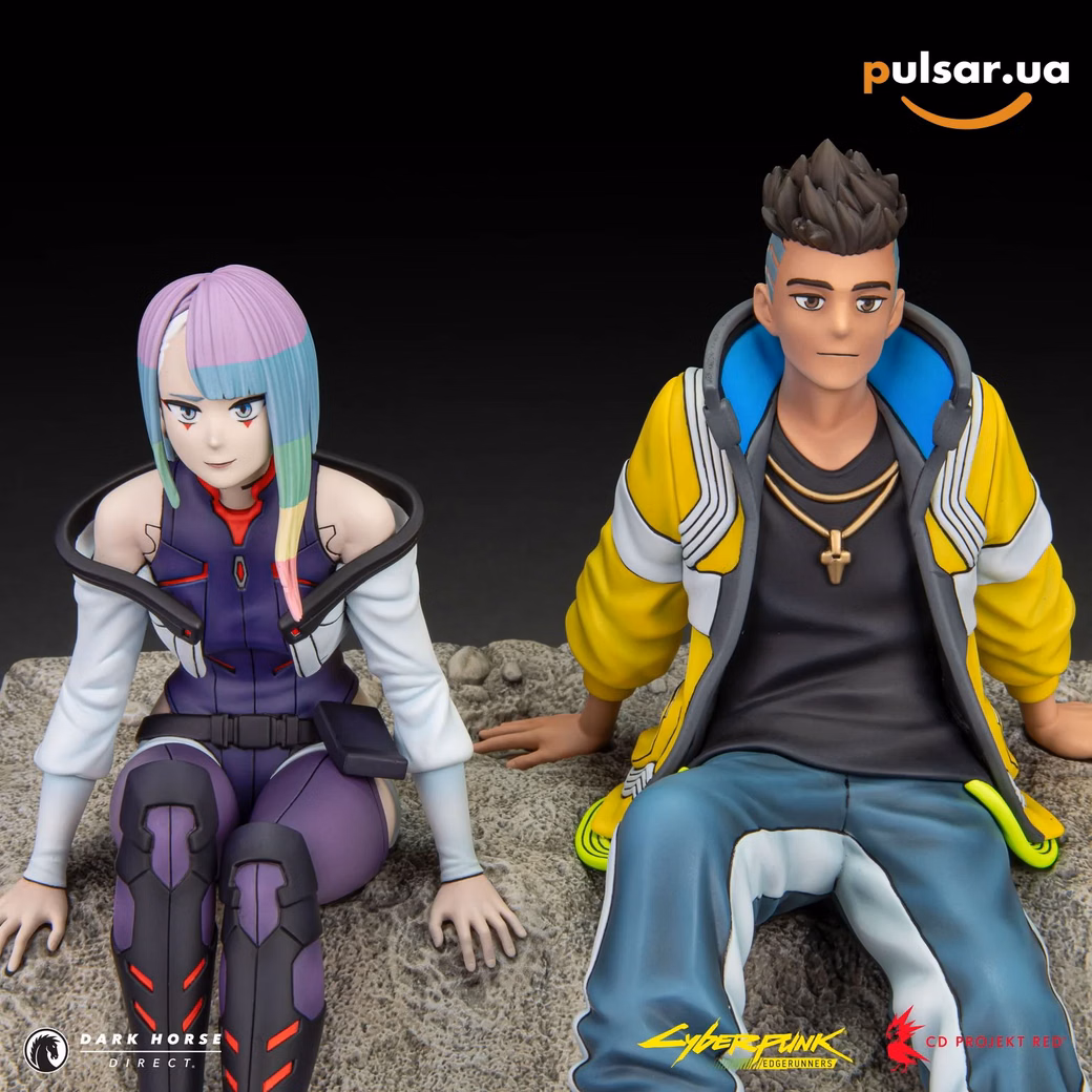 Оригинальная аниме фигурка «Cyberpunk: Edgerunners - David and Lucy on the Moon Premium Statue», фото 10