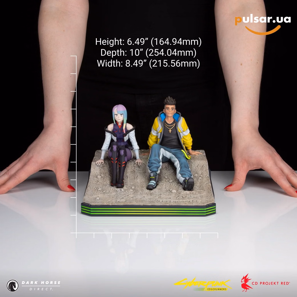 Оригинальная аниме фигурка «Cyberpunk: Edgerunners - David and Lucy on the Moon Premium Statue», фото 13