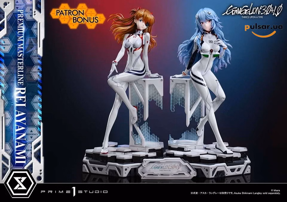 Оригінальна аніме фігурка «Prime 1 Studio – Neon Genesis Evangelion Rei Ayanami 1/6 Scale Figure», фото 7