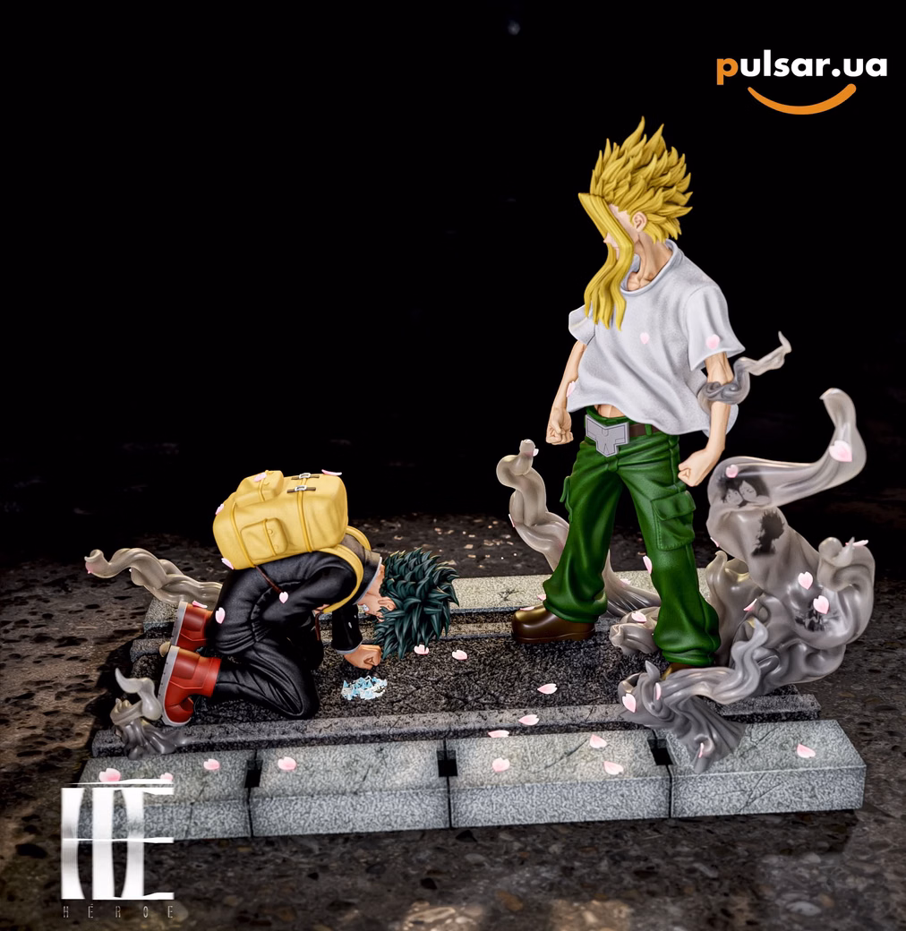 Оригінальна аніме фігурка «1/4 Scale Where the Story Begins All Might and Deku-My Hero Academia-Héroe Collectibles Studio», фото 13