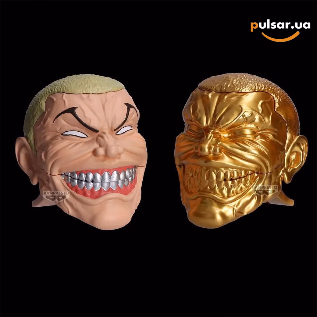 Оригінальна аніме фігурка «Baki the Grappler Fig Life! Goudou Head - Jack Hanma», фото 2
