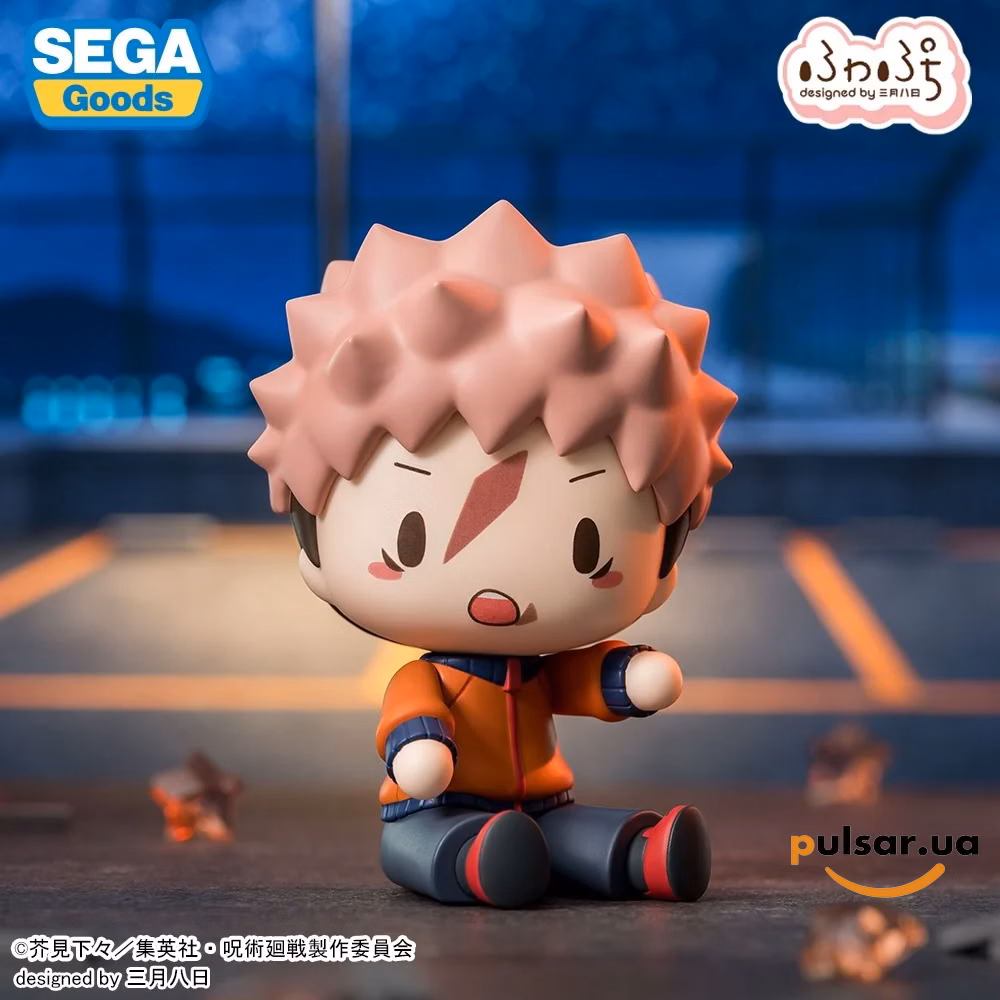 Оригінальна аніме фігурка  «Jujutsu Kaisen The Culling Game Fuwapuchi Deformed Figure - Yuji Itadori»