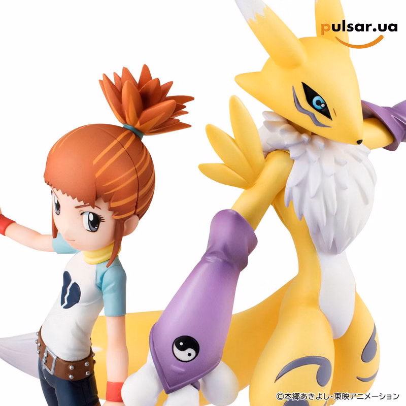 Оригінальна аніме фігурка «G.E.M. Series Digimon Tamers Renamon & Rika Nonaka Complete Figure», фото 2