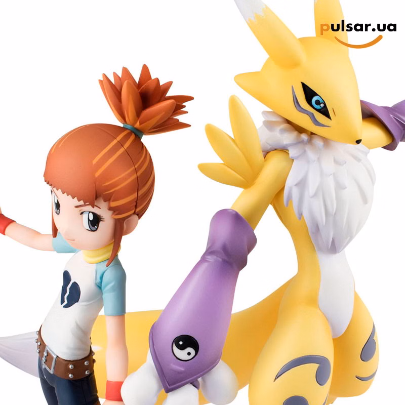 Оригінальна аніме фігурка «G.E.M. Series Digimon Tamers Renamon & Rika Nonaka Complete Figure», фото 3