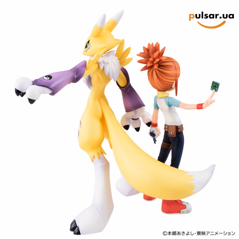 Оригінальна аніме фігурка «G.E.M. Series Digimon Tamers Renamon & Rika Nonaka Complete Figure», фото 5