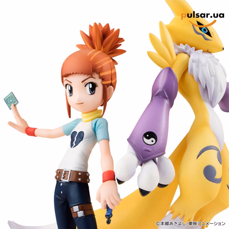 Оригінальна аніме фігурка «G.E.M. Series Digimon Tamers Renamon & Rika Nonaka Complete Figure», фото 7