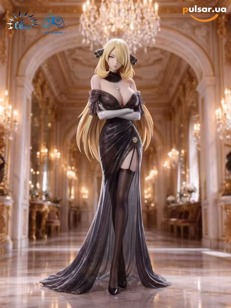 Оригінальна аніме фігурка   «CDKey × PG Studio Pokémon Cynthia 1/6 Scale Statue», фото 2