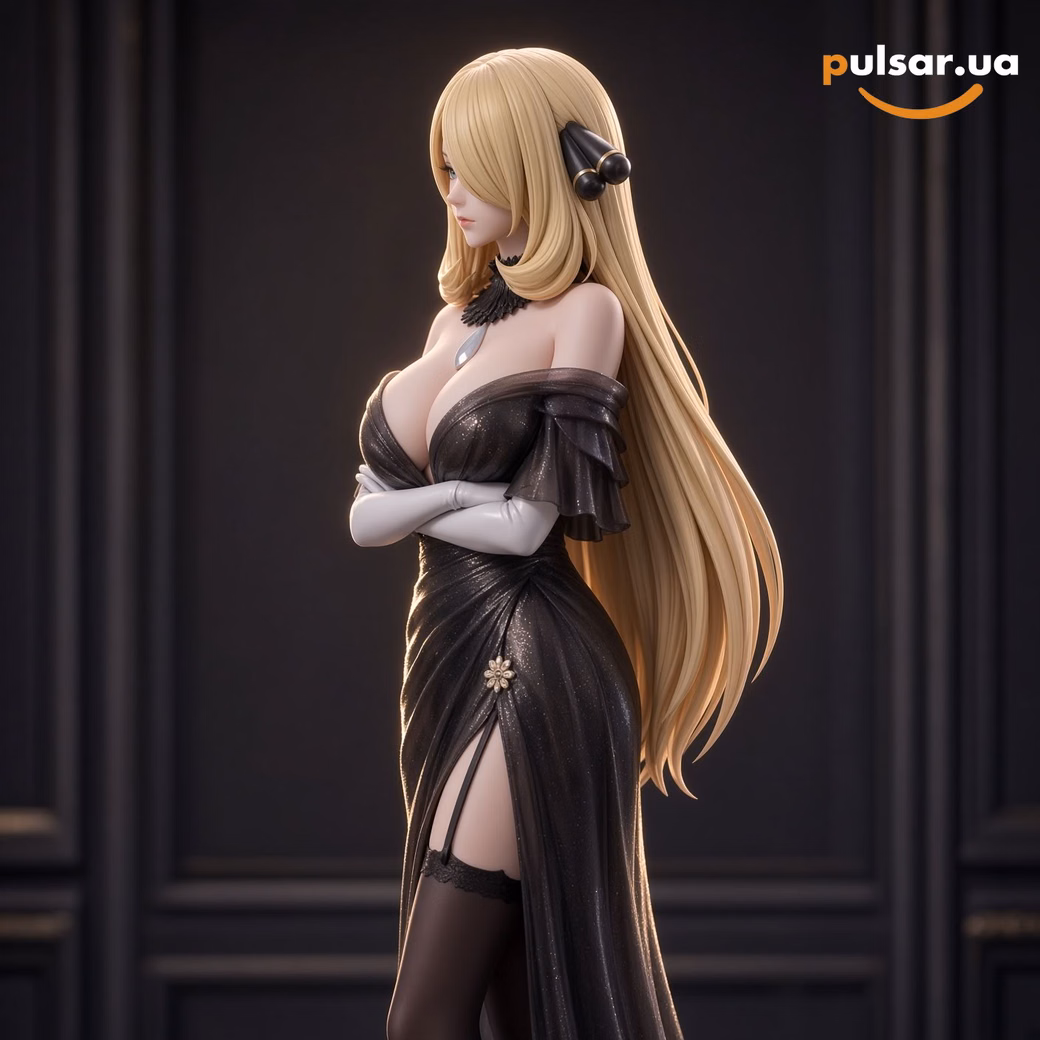 Оригінальна аніме фігурка   «CDKey × PG Studio Pokémon Cynthia 1/6 Scale Statue», фото 4
