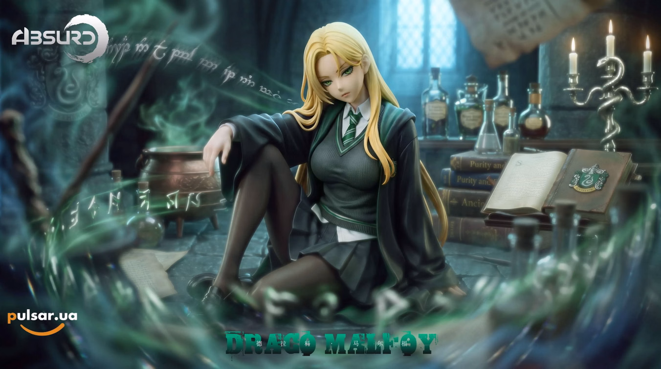 Оригінальна аніме фігурка «1/4 Scale Female Version Draco Malfoy-Absurd Studio», фото 6