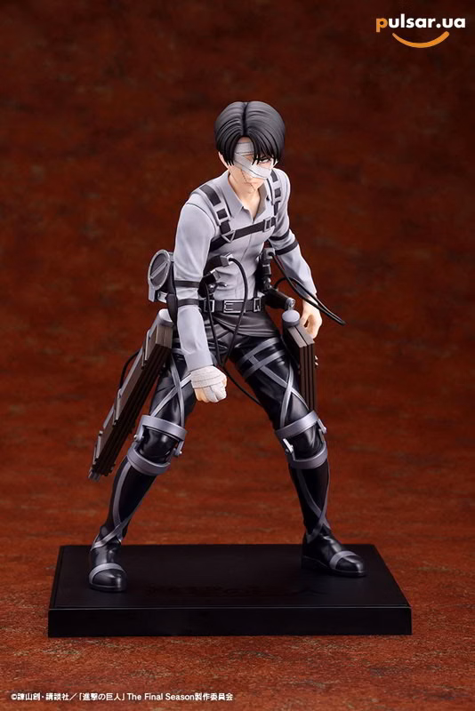 Оригинальная аниме фигурка «OSHI WORKS Attack on Titan The Final Season Levi Ackerman The Final Season ver. Complete Figure»