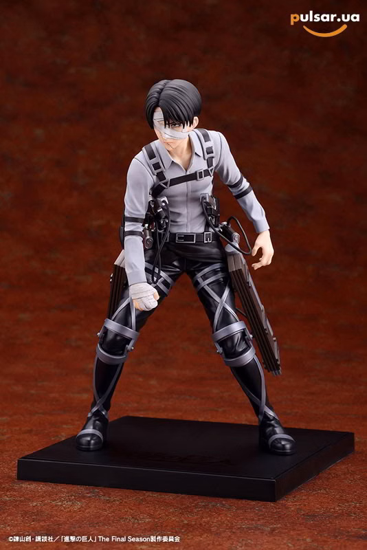 Оригинальная аниме фигурка «OSHI WORKS Attack on Titan The Final Season Levi Ackerman The Final Season ver. Complete Figure», фото 2