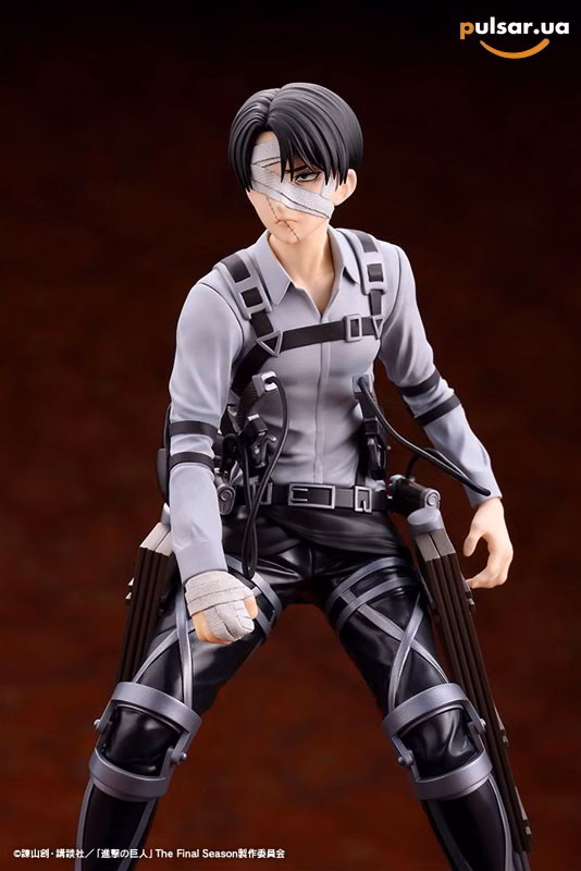Оригинальная аниме фигурка «OSHI WORKS Attack on Titan The Final Season Levi Ackerman The Final Season ver. Complete Figure», фото 4