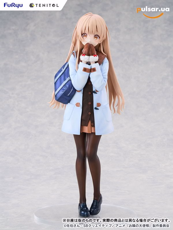 Оригинальная аниме фигурка «TENITOL TALL The Angel Next Door Spoils Me Rotten 2 Mahiru Shiina Winter clothes ver. Complete Figure»
