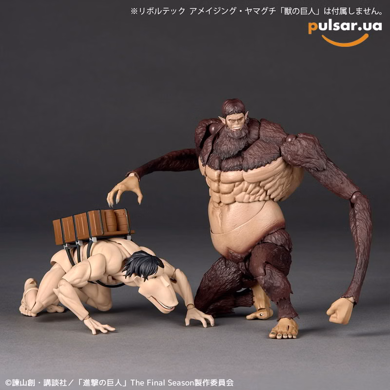 Оригінальна аніме фігурка  «Revoltech Amazing Yamaguchi "Attack on Titan" Cart Titan», фото 12