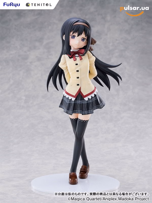 Оригінальна аніме фігурка  «TENITOL TALL Puella Magi Madoka Magica the Movie -Walpurgisnacht: Rising- Homura Akemi Complete Figure»
