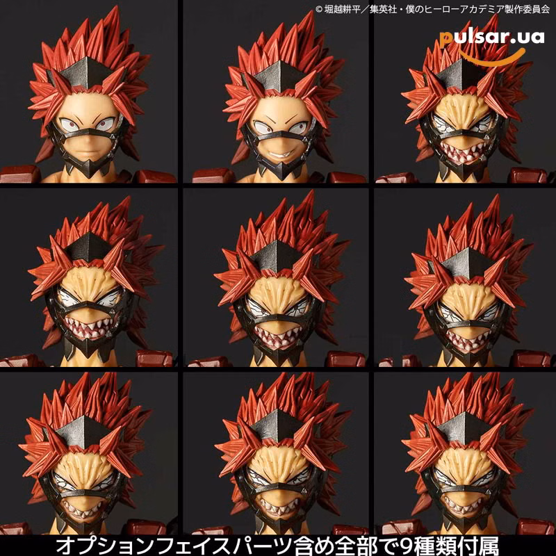 Оригінальна аніме фігурка «Revoltech Amazing Yamaguchi My Hero Academia Eijiro Kirishima», фото 9