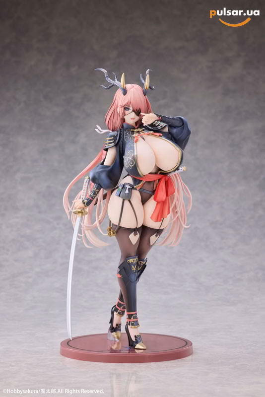 Оригінальна аніме фігурка «Dokuganryu-chan illustration by Mataro 1/6 Complete Figure Venue Exclusive Edition», фото 2