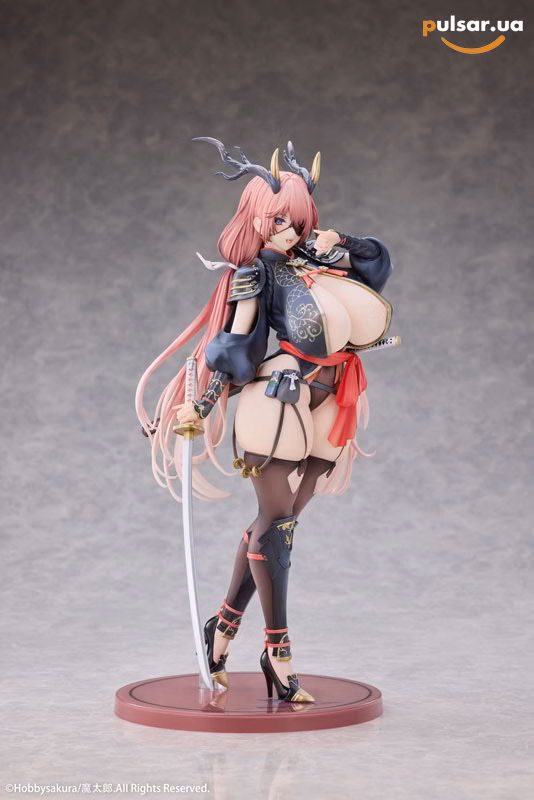 Оригінальна аніме фігурка «Dokuganryu-chan illustration by Mataro 1/6 Complete Figure Venue Exclusive Edition», фото 3