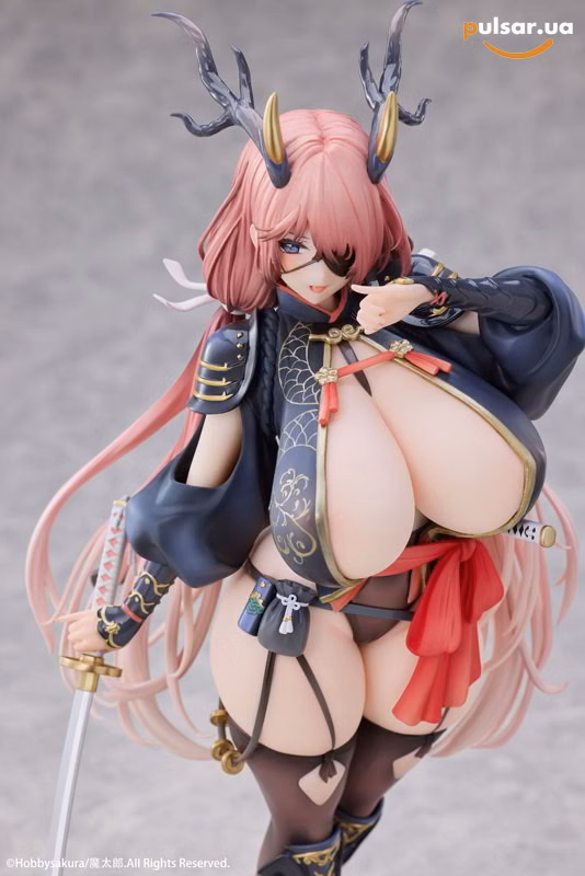 Оригінальна аніме фігурка «Dokuganryu-chan illustration by Mataro 1/6 Complete Figure Venue Exclusive Edition», фото 7