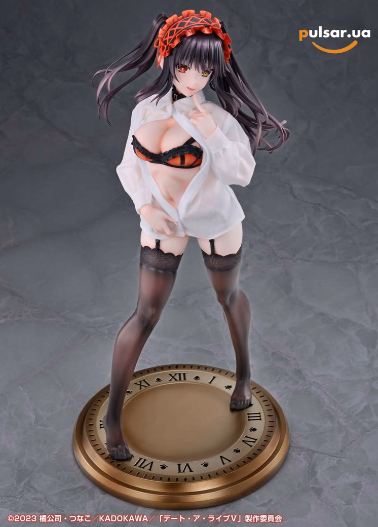 Оригинальная аниме фигурка «TV Anime "Date A Live V" Re Dress Kurumi Tokisaki 1/4 Dress Shirt Ver. Complete Figure», фото 14