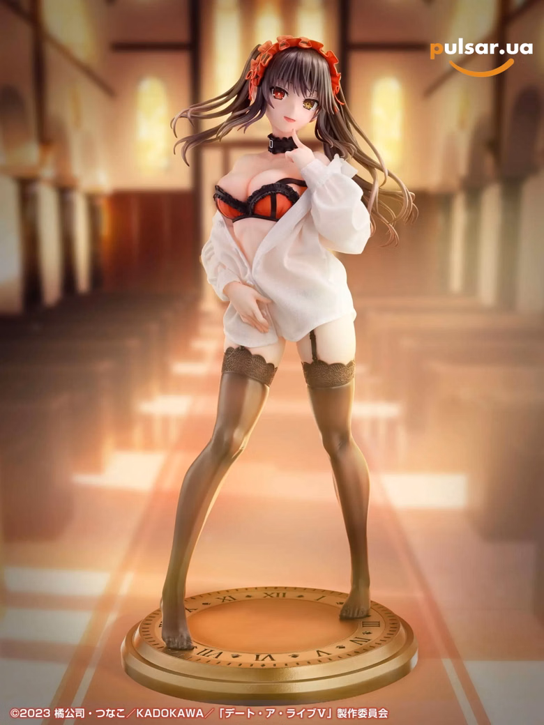 Оригинальная аниме фигурка «TV Anime "Date A Live V" Re Dress Kurumi Tokisaki 1/4 Dress Shirt Ver. Complete Figure», фото 19
