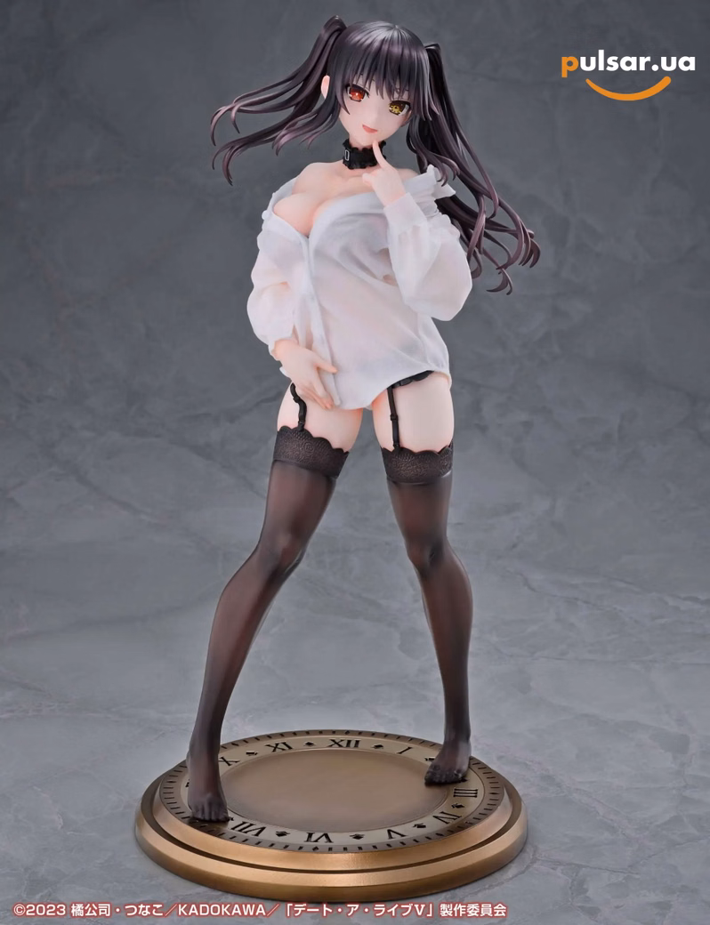 Оригинальная аниме фигурка «TV Anime "Date A Live V" Re Dress Kurumi Tokisaki 1/4 Dress Shirt Ver. Complete Figure»