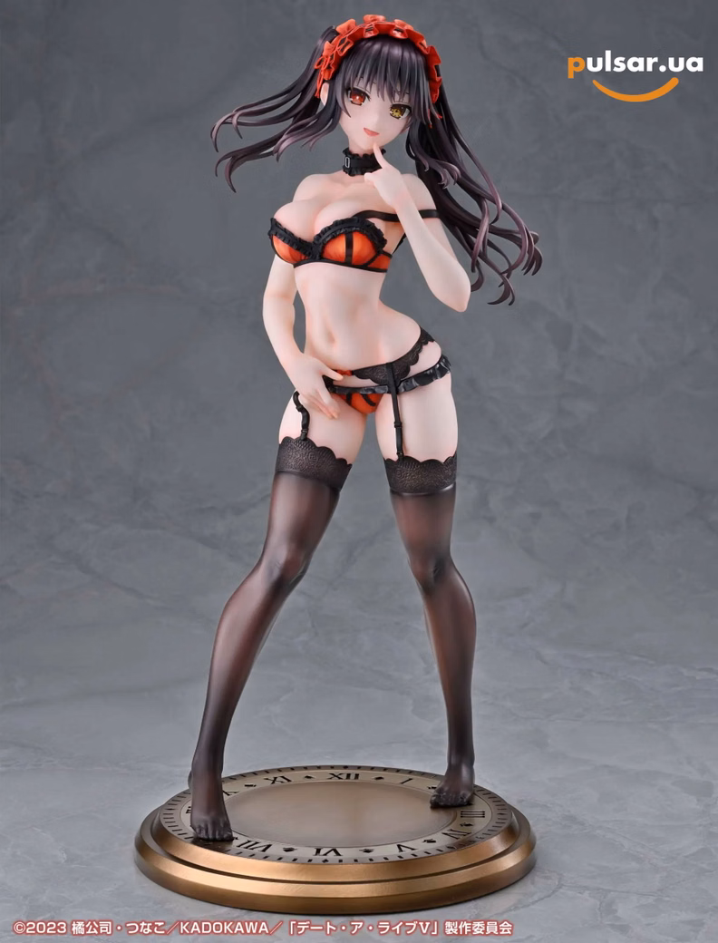 Оригинальная аниме фигурка «TV Anime "Date A Live V" Re Dress Kurumi Tokisaki 1/4 Dress Shirt Ver. Complete Figure», фото 7