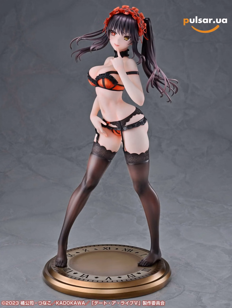 Оригинальная аниме фигурка «TV Anime "Date A Live V" Re Dress Kurumi Tokisaki 1/4 Dress Shirt Ver. Complete Figure», фото 8