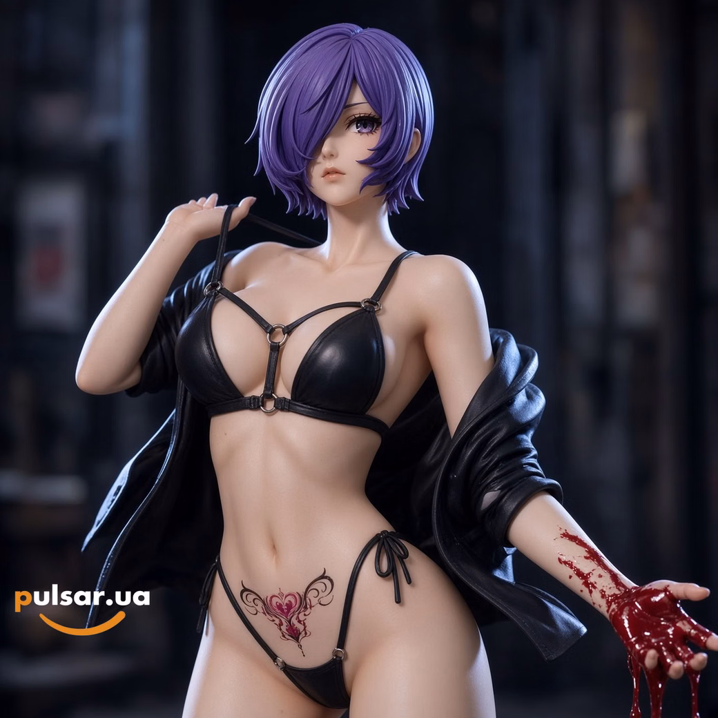 Оригінальна аніме фігурка «FOX STUDIO – Tokyo Ghoul Touka Kirishima 1/6 Scale Resin Statue», фото 6